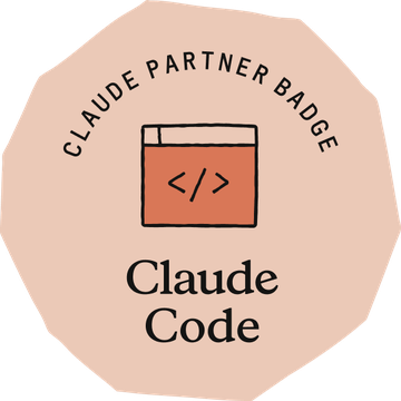 Credly badge: Claude Partner Badge, Claude Code, issued by Anthropic